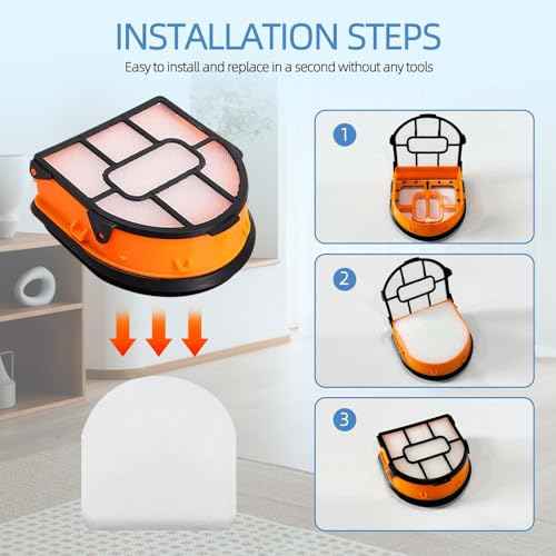 9-Pack Replacement Foam Filters Kit: for Shark WD101 WD201 WD100 WD200 WD160 WD161 AW302 AW201 AW261 AW161 & MessMaster WD261 HydroVac XL 3-in-1 Vacuum Cleaner Part# WDB1, WDB2, WDFF1, WDB1F2, WDFF2