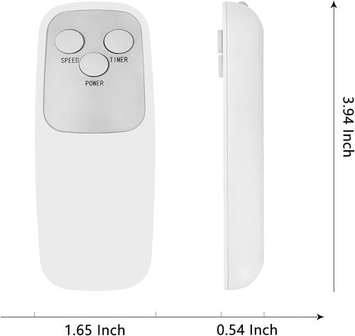 AOERUOW Replacement Remote Control Compatible with Lasko 2033654B 2033654 A20561 A20700 S18625 S18924 1646 1843 1844 1850 1854 1880 1885 2546 2740 2744 3440 3540 3542 Cyclone Pedestal Upright Fan