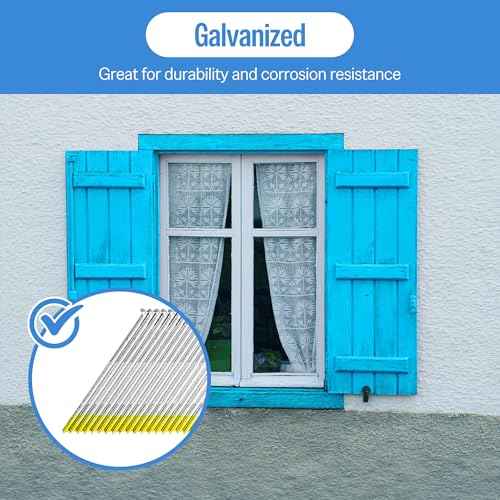 meite 15 Gauge Angled Finish Nails 2 Inch 34 Degree Nails for Pneumatic Electric Finish Nailer Gun, Galvanized No-Rust Finishing Nail for Cabinet Crown Baseboard Door Trim, DA Series 2,400 PCS