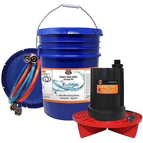 Chromex Tankless Water Heater Descaler Kit - Without Descaler, Just Add Vinegar