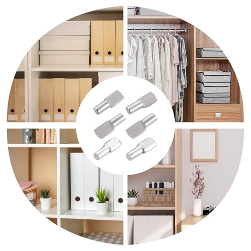 Silver Spoon 120 pcs 5mm Shelf Support Pegs for Cabinets & Furniture