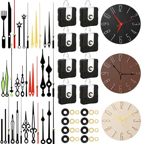PARAOR 8 pcs High Torque Quartz Clock Movements for Repair - Variation 01
