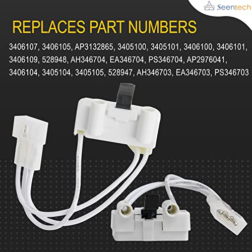 Seentech 3406107 Dryer Door Switch Replacement (Pack 1) Fits Kenmore/Whirlpool