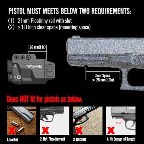 700 Lumens Red Laser Light Combo, Slidable Tactical Flashlight Compatible with Picatinny Rail,Magnetic Rechargeable (Red)