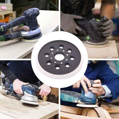 5 Inch Sander Pad Hook and Loop for Bosch, 5" 8 Hole Sander Replacement Pad for RS034 RS035 Compatible with Bosch ROS10 ROS20 ROS20VS ROS20VSC ROS20VSK(1 Pack)