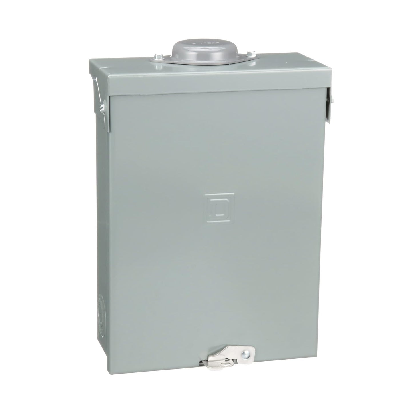 Square D by Schneider Electric Homeline 100 Amp Outdoor Main Lug Load Center, Circuit Breaker Box, 6-Space 12-Circuit, 120/240 VAC, UL Listed, Rainproof NEMA 3R Enclosure (HOM612L100RBCP)