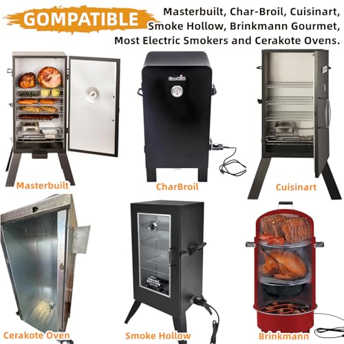 1650W Electric Smoker Heating Element with Adjustable Thermostat