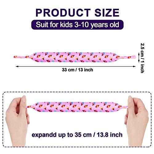 Weewooday 6 Pieces Kids Eyeglass Strap Nonslip Sunglasses Holder Lanyard Retainer