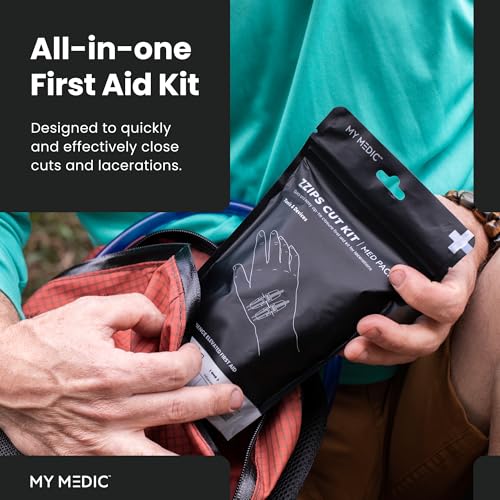 My Medic ZZips MedPack Wound Closure Kit for Cuts & Lacerations - First Aid Alternative