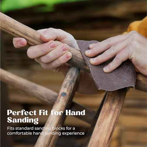 Professional Sandpaper 45Pcs. Kit - 80-3000 Grit - Tear Resistant Sand Paper Sheets for Wood, Plastic, Metal and All Types of Surfaces