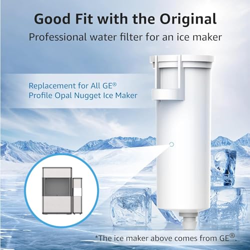 AQUA CREST C33 Ice Maker Filter 3-Pack for GE Opal Ice Maker White (3 Pack)