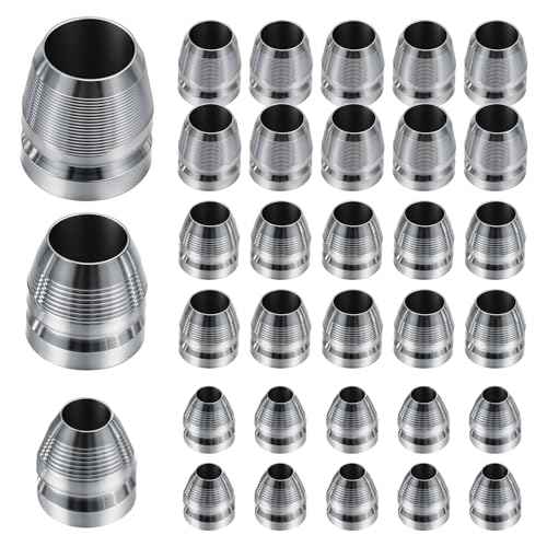 30 Pcs Round Axe Handle, Metal Wedge Hammer Handle Wedges, Hand Steel Wedges for Axe Claw Hammer Sledge(0.31/0.39/0.47 Inch)