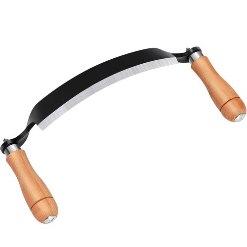 10'' Draw Knife,Draw knife debarking tool,Curved Draw Knife,Draw Shave Tool Debarking Hand Tool,ergonomic handle,simple and effortless to use,bark stripper tool