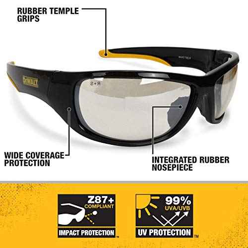 DeWalt DPG94-9C Dominator Safety Glasses, Indoor/Outdoor Lens