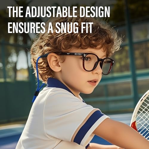 Kids Glasses Strap 4 PCS - Sunglasses Straps Cords for Boys Toddler and Girls - Eyeglass Holders Around Neck - Adjustable Eyewear String Lanyard Retainer 20 Inch