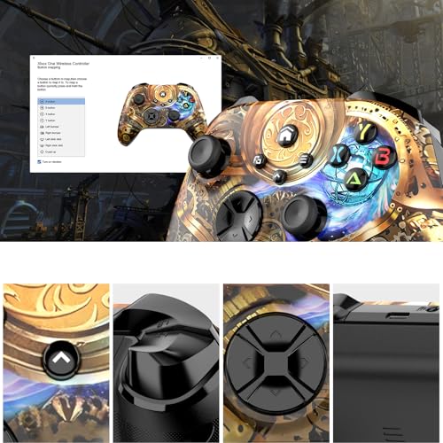 Wireless Game Controller for Xbox, PC, Switch, iOS & Android with Turbo & Gyro