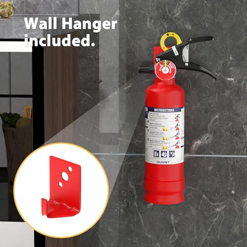 Ougist 2.5 lb ABC Fire Extinguisher - Home & Vehicle Safety, Dry Chemical, Quick-Release Handle, Model FF1KG, 1 Pack