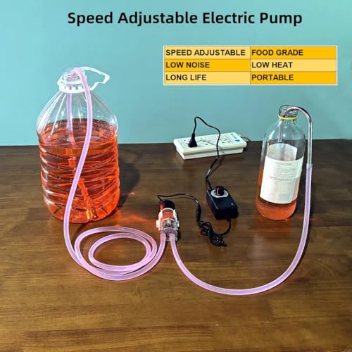 Food Grade Electric Water Transfer Pump 110V Adjustable Flow for Water Jugs