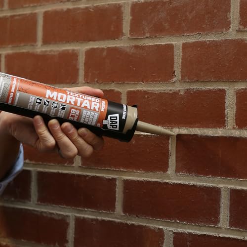 DAP 10.1 Oz Textured Mortar Sealant Beige - Waterproof Elastomeric Filler for Masonry & Concrete