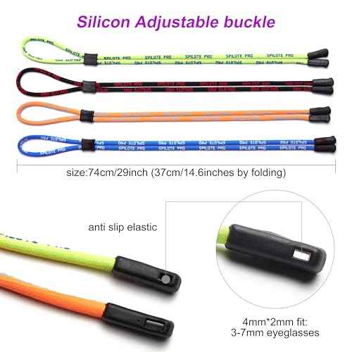 Eyeglasses String Holder Strap Chain Necklace Rope-Sports Sunglasses Strap Cord Lanyard-Adjustable Eyewear Retainer