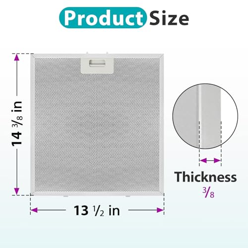 WA0575 2-Pack Range Hood Filters for Vissani 30" Pyramid/Wall-Mount