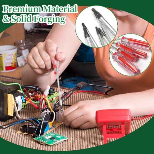 8pcs Torx Screwdriver Set, T8, T9, T10, T15 Torx Security Screwdriver with Magnetic Tip, 75mm Long