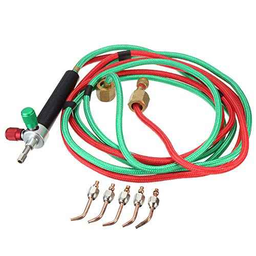 Mini Gas Torch Soldering Jewelry Welding Micro Soldering Brazing Cutting Tools Kit & 5 Tips
