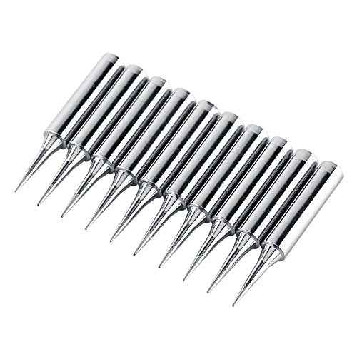 Health Gear 900m-t-1c Soldering Iron Tip, 900m Soldering Tips, 10 Pcs Iron Tips Soldering Tips 900m-t-i Solder Iron Soldering Iron Tip with Iron -Copper for Replacing The