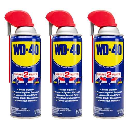 WD-40 Original Formula, Multi-Use Product with Smart Straw Sprays 2 Ways,12 OZs, 3-Pack, 12 OZ