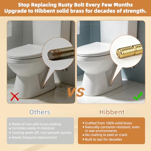 Hibbent Extra Thick Toilet Wax Ring Replacement Kit for 3/4-Inch Flanges