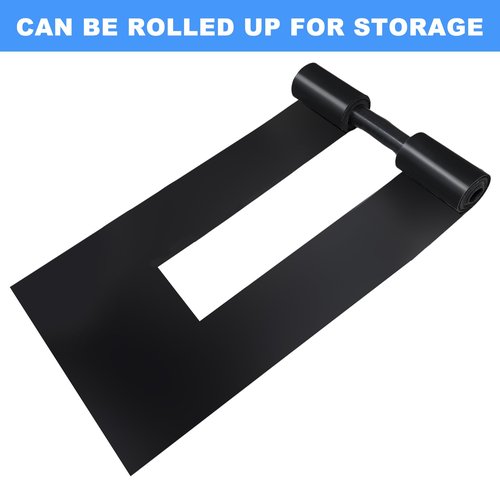 92x4 inch Parking Lot Line Stencil, Black Silicone Foldable Reusable Template,Parking Lot Line Stencil for Painting Parking Lot & Pavement Lines,Marking Stencils for Asphalt Concrete Pavement