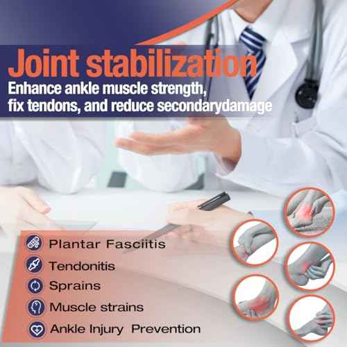 Copper Ankle Brace for Men & Women - (1 Pair) Ankle Compression Sleeve, Compression Support for Plantar Fasciitis, Achilles Tendonitis, Foot Pain, Neuropathy, Swelling - Ideal for Everyday Use (L)