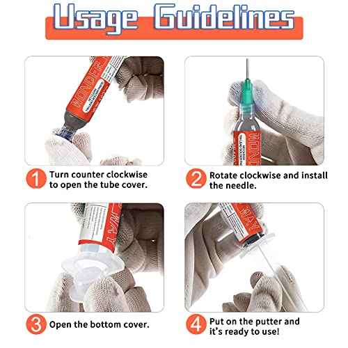 Wonderway Sn63/Pb37 T4 Tin Lead Solder Paste No Clean, 183¡É Melting Point (30g)