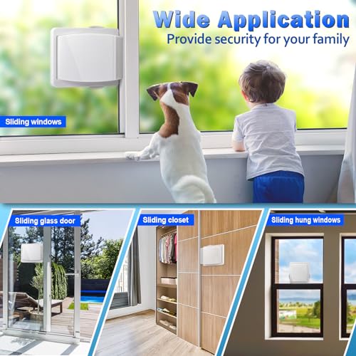 Sliding Door Lock, 2 Pack Child Safety Sliding Glass Door Lock for Sliding Glass Doors, Sliding Windows, Sliding Closet, etc. Easy to Installation Provides More Security for Your Baby and Pets