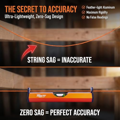 3 Inch Aluminum String Line Level for Masonry & Construction