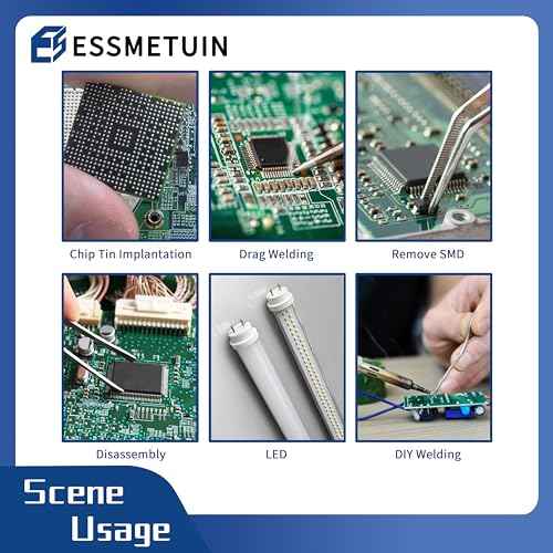 Desoldering Wick and Soldering Flux Paste for Electronics Repair, No Clean Flux(10CC), Solder Removal Kit