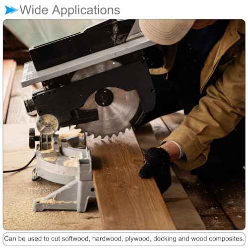 Circular Saw Blade, 4" Outer Dia 40 Teeth 5/8" Arbor, Wood Tungsten Carbide Tipped () Slitting Saw - (Applications: for Wood Cutting)