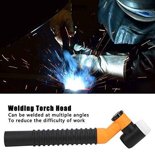 NR-17 Welding Torch Head, Air Cooled Swivel Neck Tig Welding Torch Head Body, Rotating Argon Welding parts Soldering Torch Jointing Accessories, Weld Equipment Accessories