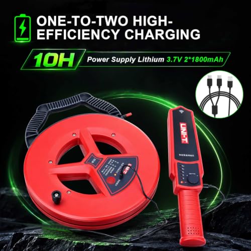 UNI-T Wall Pipe Locator Underground, Sewer Blockage Transmitter 115Ft