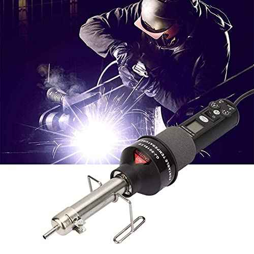 450W Electronic Heat Hot Air Gun Heat Hot Air Gun, LCD Adjustable Desoldering Soldering Tool for IC SMD BGA US Plug 110V