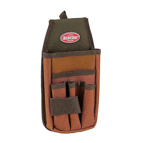 Bucket Boss - Utility Pouch with FlapFit, Pouches - Original Series (54170), Brown