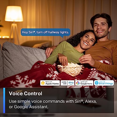 Tapo S505 Single Pole Matter Smart Light Switch 2-Pack - Voice Control & Timer