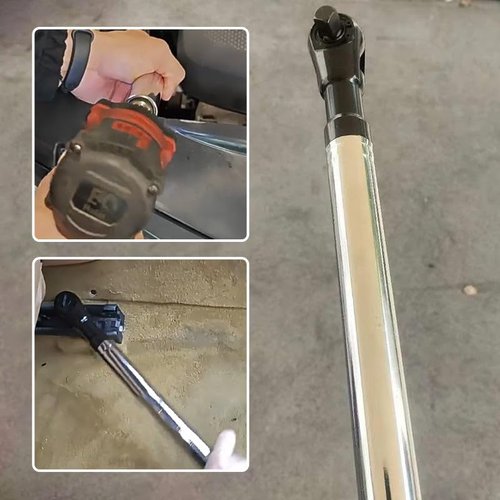 Multifunctional & Durable Ratchet Wrench | 2-IN-1 Electric & Manual Dual Mode Ratchet Wrench | 50nm Electric/100nm Manual | High Strength Steel for Automotive Repair, Daily Maintenance (1)