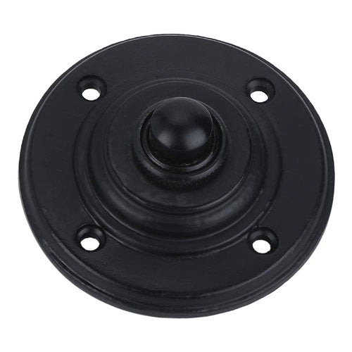 STALLION HARDWARE Iron Doorbell Push Button Black Powder Coat Finish W ...