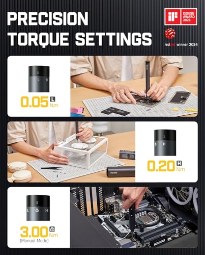Fanttik E1 Max Electric Screwdriver 53-in-1 Precision DIY Tool Grey