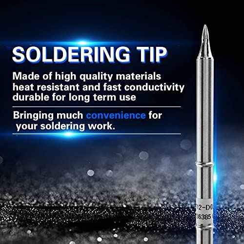 T12 Series Soldering Iron Tips Oxygen Copper Solder Tips Welding Tool Replacement Tip for FX-951 Rework Station