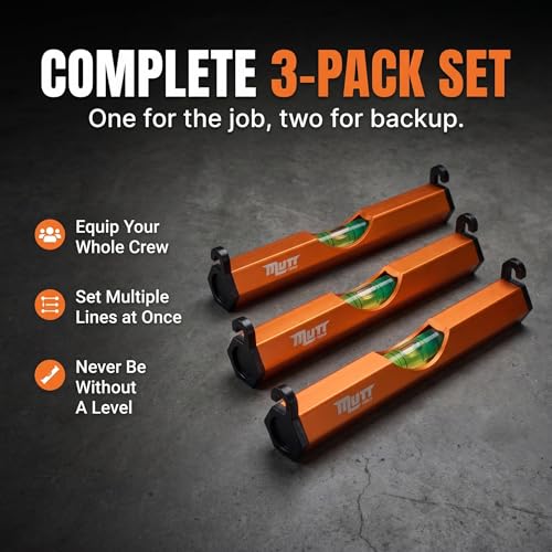3 Inch Aluminum String Line Level for Masonry & Construction