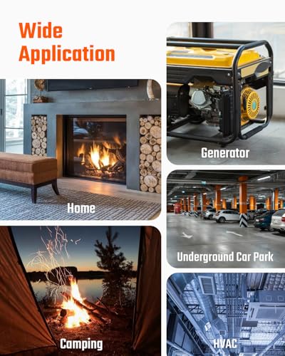 Portable Carbon Monoxide Detector with TFT Display & Vibration Alarm