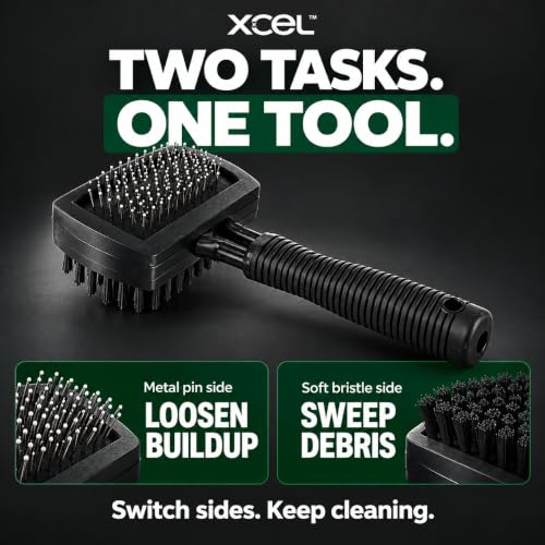 Double Sided AC Coil Cleaning Brush & Fin Comb for HVAC Evaporator & Condenser