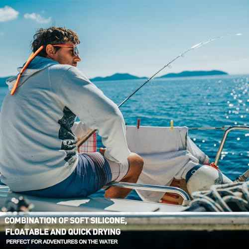 Sunglasses Strap Holder for Floating - Adjustable Glasses Strap Lanyard for Men Women - Eyeglass Strap Holders Around Neck - Eyewear Retainer Cord String for Water Sports- (2pcs Pink)